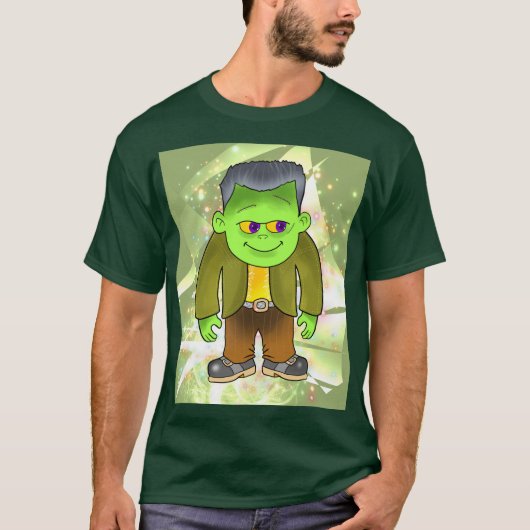 Murray the Monster on Green T-Shirt (Vorderseite)