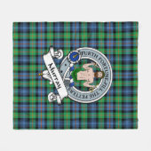 Murray von Atholl Ancient Clan Abzeichen Tartan Ka Fleecedecke (Vorderseite (Horizontal))