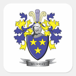 Murray-Wappen Quadratischer Aufkleber