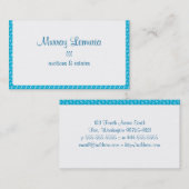 Murray Waves Visitenkarte (Vorne/Hinten)