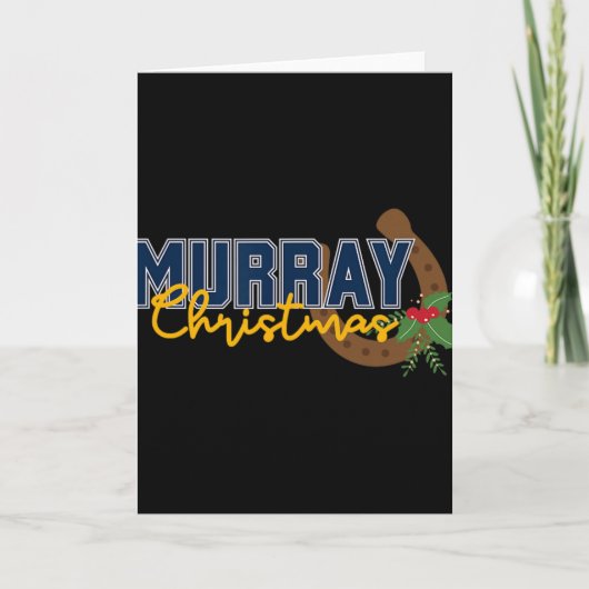 Murray Weihnachtsrennfahrer! Karte (Vorderseite)