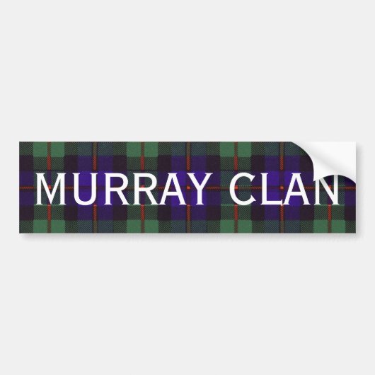 MurrayScottishTartan Autoaufkleber (Vorne)
