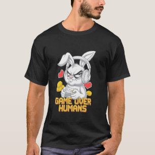 Mürrchen-Hase-Gamer-Geek-Gaming-Humor-Lustiger Has T-Shirt