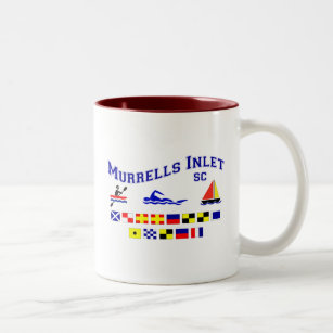 Murrells Einlass Sc-Signal-Flaggen Zweifarbige Tasse