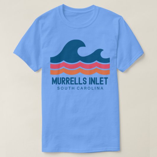 Murrells Inlet South olina Vintag Wave T-Shirt (Design vorne)