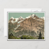 Murren, allgemeine Sicht, Berner Oberland, Schweiz Postkarte (Vorne/Hinten)