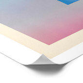 Mürren Bernese Oberland Switzerland Vintage Ski Poster (Ecke)