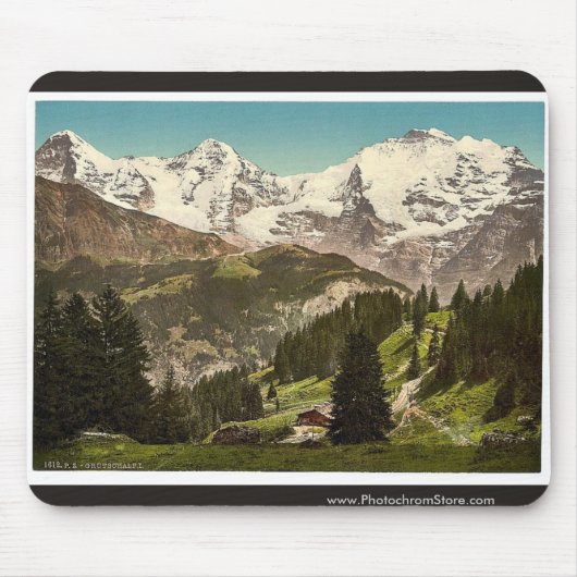 Murren, Grutschalp, Eiger, Mönch und Jungfrau, Mousepad (Vorne)