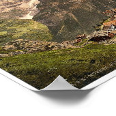 Murren, Hotel des Alps, Berner Oberland, Schweiz Poster (Ecke)