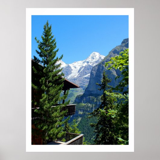 Murren in der Schweiz Poster (Vorne)