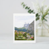 Murren in der Schweiz Postkarte (Stehend Vorderseite)