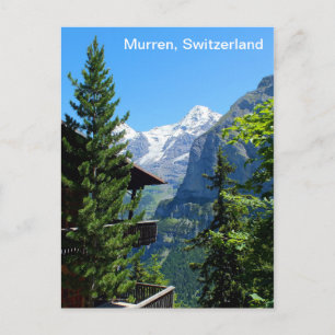 Murren in der Schweiz Postkarte