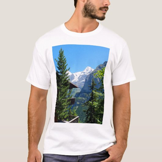 Murren in der Schweiz T-Shirt (Vorderseite)