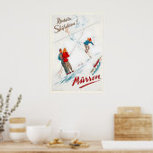 Mürren Muerren Swiss Mountains Alps Switzerland Poster (Küche)