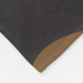 Murren, Murren-Mops-mittlere Brown-Fleece-Decke Fleecedecke (Ecke)