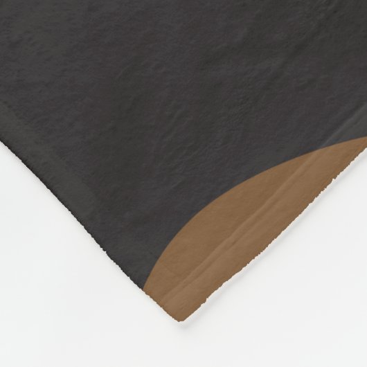 Murren, Murren-Mops-mittlere Brown-Fleece-Decke Fleecedecke (Ecke)