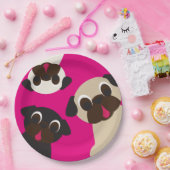 Murren, Murren-Mops-Papierplatte Pappteller (Party)