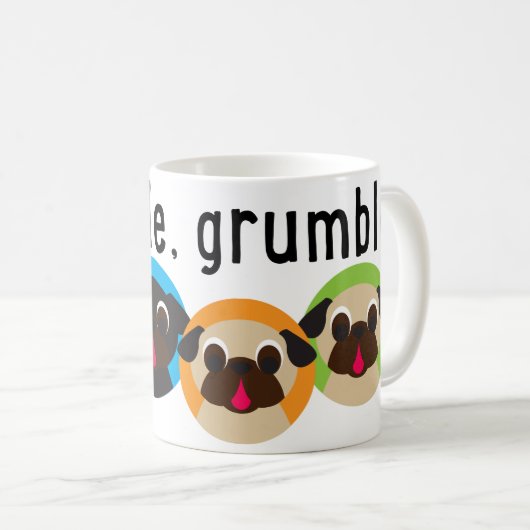 Murren, Murren-Mops-Tasse Kaffeetasse (VorderseiteRechts)