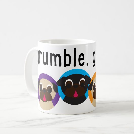 Murren, Murren-Mops-Tasse Kaffeetasse (Vorderseite Links)