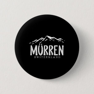 Mürren Schweiz Berge Schweizer Skifahrer Skifahren Button