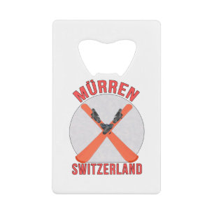 Mürren, Schweiz Geldbeutel Flaschenöffner