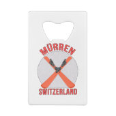 Mürren, Schweiz Geldbeutel Flaschenöffner (Rückseite)