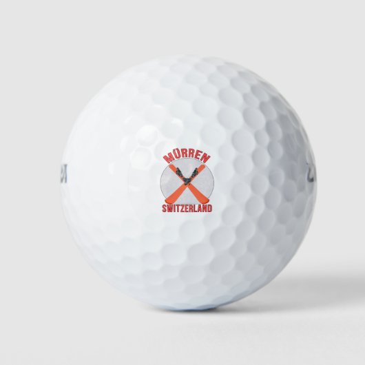 Mürren, Schweiz Golfball (Vorderseite)