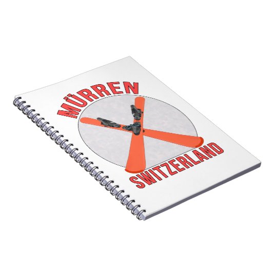 Mürren, Schweiz Notizblock (Rechte Seite)