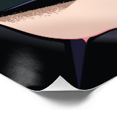 Murren Schweiz Skipposter Kunstdruck. Poster (Ecke)