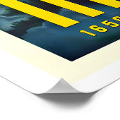 Mürren Switzerland Vintage Ski Poster (Ecke)