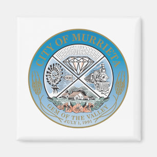 Murrieta (Kalifornien) City Siegel Magnet