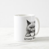 Murrige Morgenkatze Kaffeetasse (VorderseiteRechts)