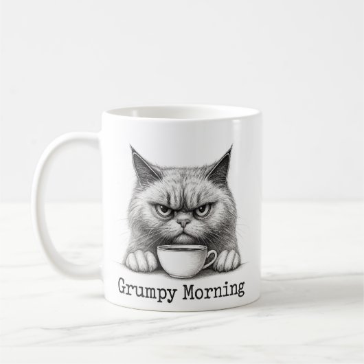 Murrige Morgenkatze Kaffeetasse (Links)