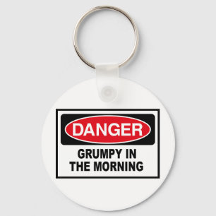 mürrisch am Morgen Schlüsselanhänger