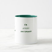 Mürrisch und ich kennen Sie es Tasse (Zentrum)