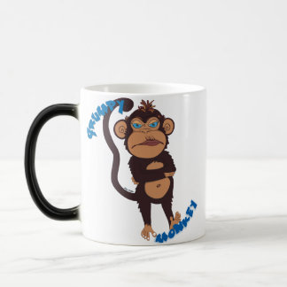 Mürrische Affe-Tasse Verwandlungstasse