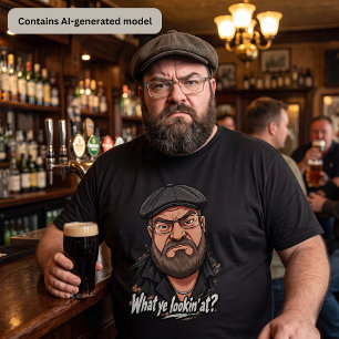 Mürrische Attitüde – Was guckst du? T-Shirt