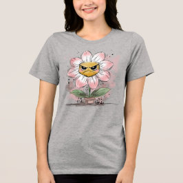 Mürrische Blume Tri-Blend Shirt