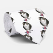 Mürrische Bonze sagt nein Krawatte (Gerollt)