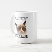 Mürrische Cat™ Tasse - "ich hatte Spaß einmal. Er (Vorderseite Links)