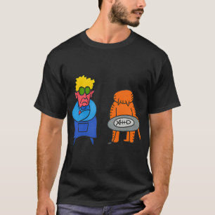 Mürrische Dame und schuldiger Kater – Lustige Ha T-Shirt