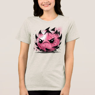 Mürrische Drachenfrucht Tri-Blend Shirt
