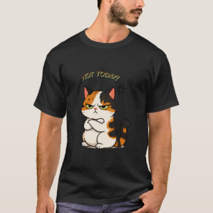Mürrische Dreifarbige Katze - Nicht Heute T-Shirt