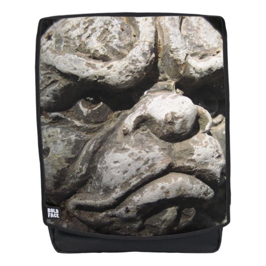 Mürrische Gargoyle-Rucksack Rucksack (Vorderseite)