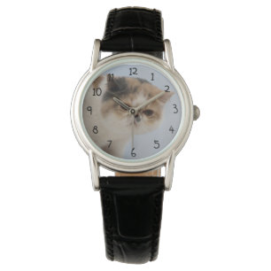 Mürrische Gesichts-Katze Armbanduhr