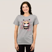 Mürrische Honigbiene Tri-Blend Shirt (Vorderseite voll)