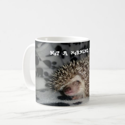 Mürrische Igels-Tasse Kaffeetasse (Vorderseite Links)