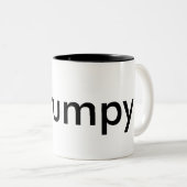 Mürrische Kaffee-Tasse Zweifarbige Tasse (VorderseiteRechts)