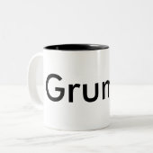 Mürrische Kaffee-Tasse Zweifarbige Tasse
