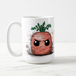 Mürrische Karotte Kaffeetasse